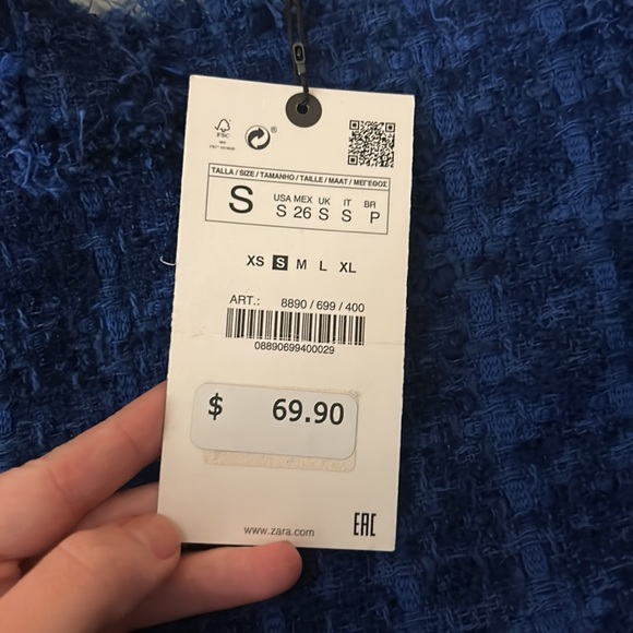 ZARA | BLOGGER FAV TEXTURED PINAFORE DRESS - Picture 14 of 14